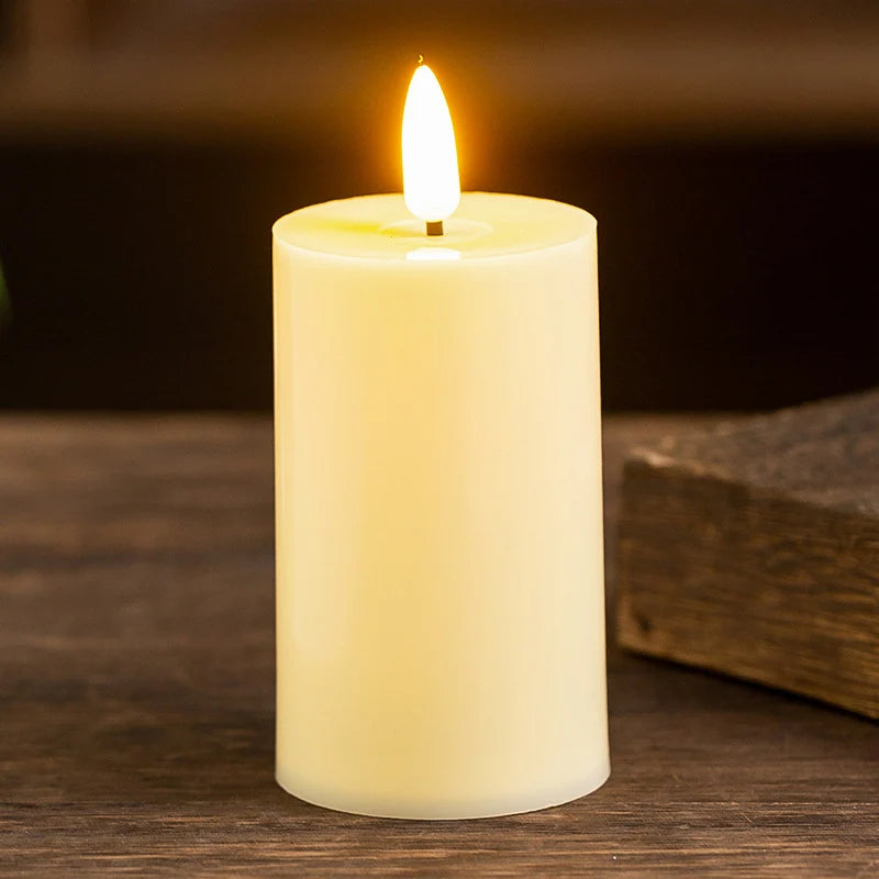 Flameless Candle Realistic Flicker Child & Pet Safe