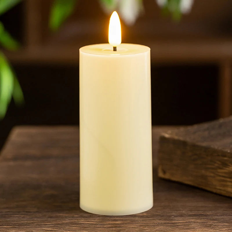 Flameless Candle Realistic Flicker Child & Pet Safe