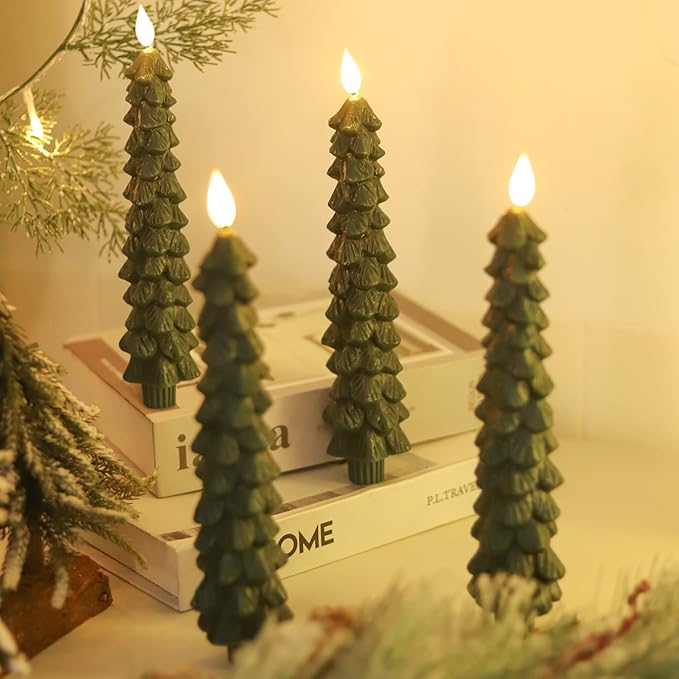 Flameless LED Candle Real Wax Remote & Timer