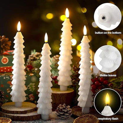 Flameless LED Candle Real Wax Remote & Timer
