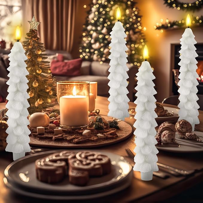 Flameless LED Candle Real Wax Remote & Timer