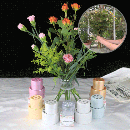 Flower Stem Holders Spiral Set of 2 Waterproof