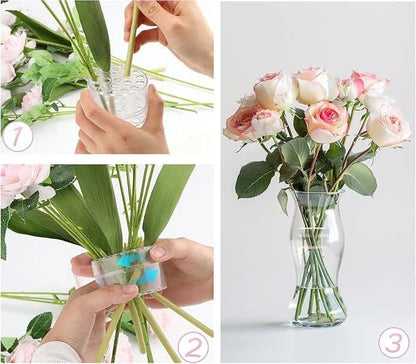 Flower Stem Holders Spiral Set of 2 Waterproof