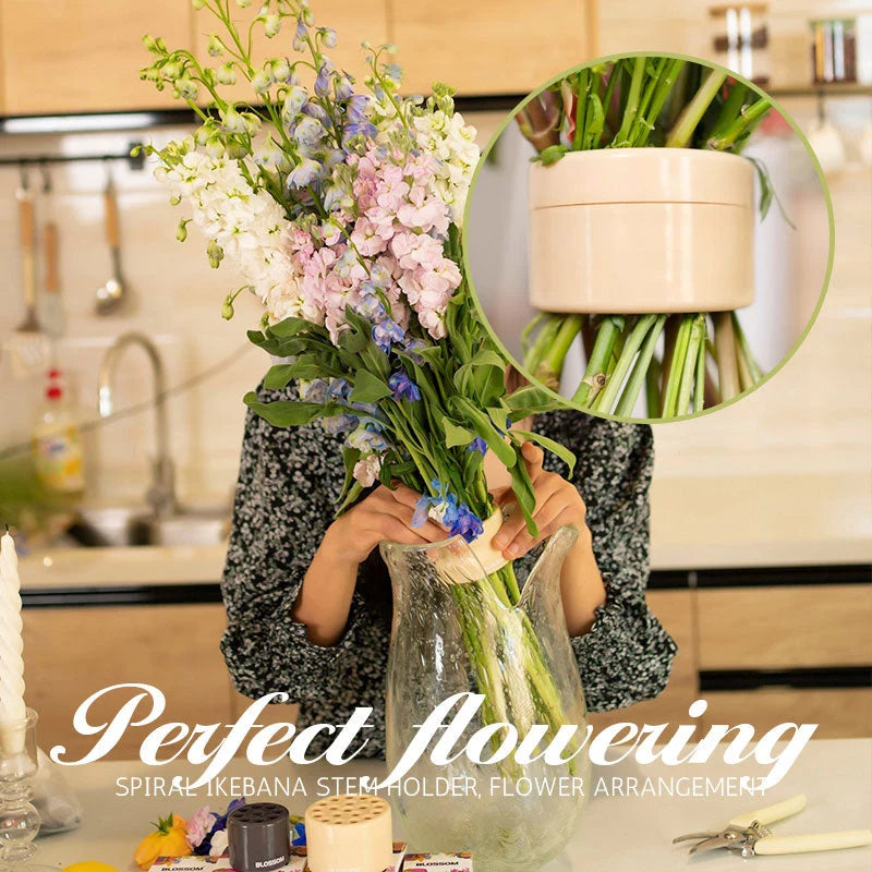 Flower Stem Holders Spiral Set of 2 Waterproof