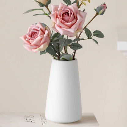 Flower Vase Ceramic Cone-Shaped Minimalist