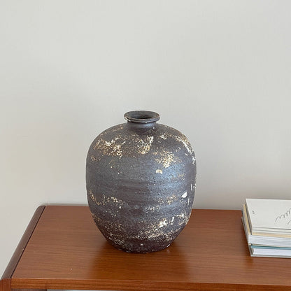 Flower Vase Wavy Textured Ceramic