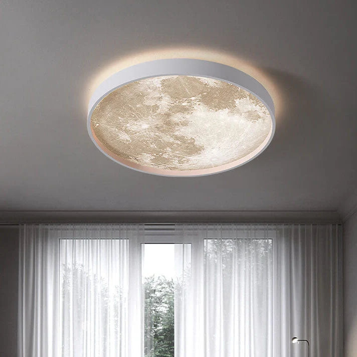 Flush Mount Ceiling Light LED Frosted Acrylic Remote Dimmable