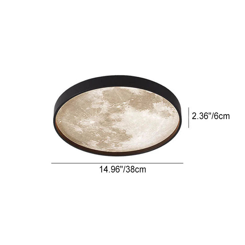 Flush Mount Ceiling Light LED Frosted Acrylic Remote Dimmable