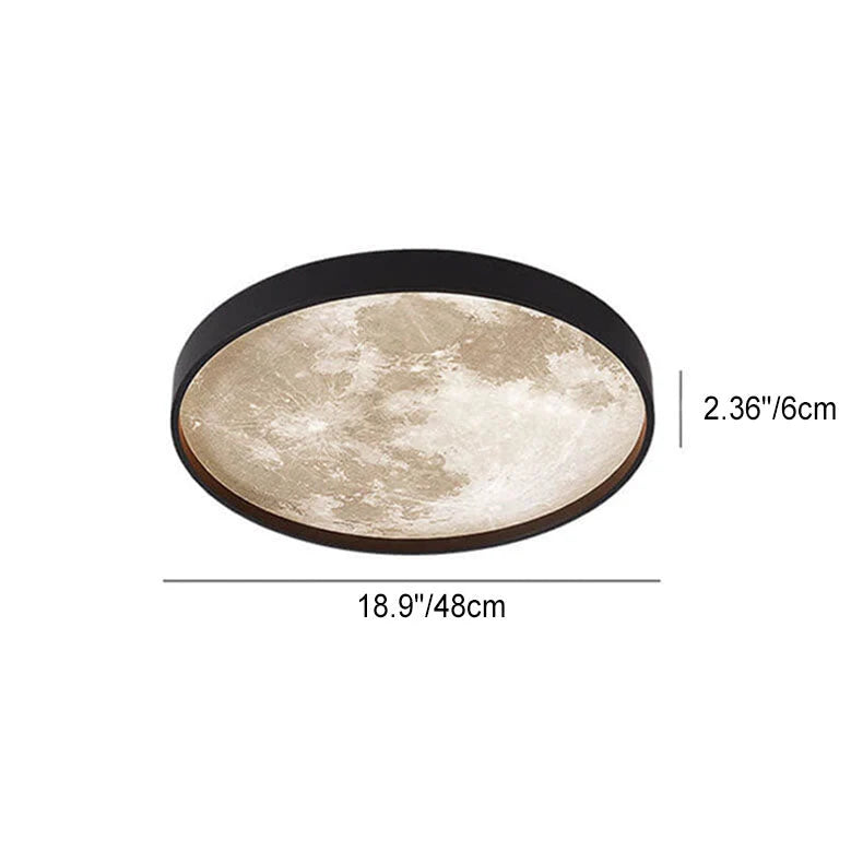 Flush Mount Ceiling Light LED Frosted Acrylic Remote Dimmable