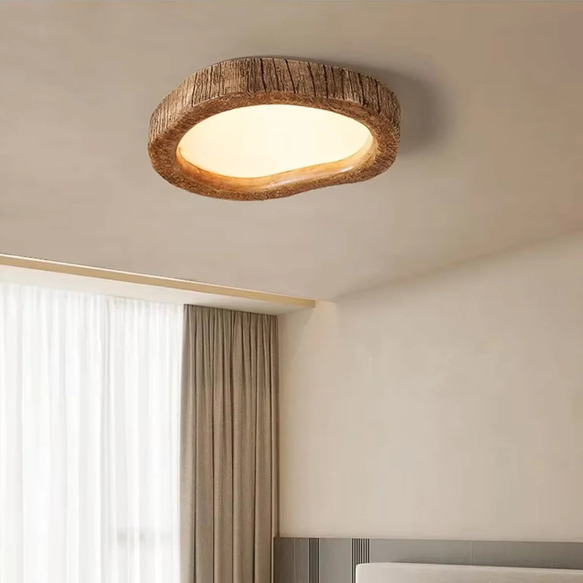 Flush Mount Ceiling Light Low-Profile Integrated LED Diffused Panel