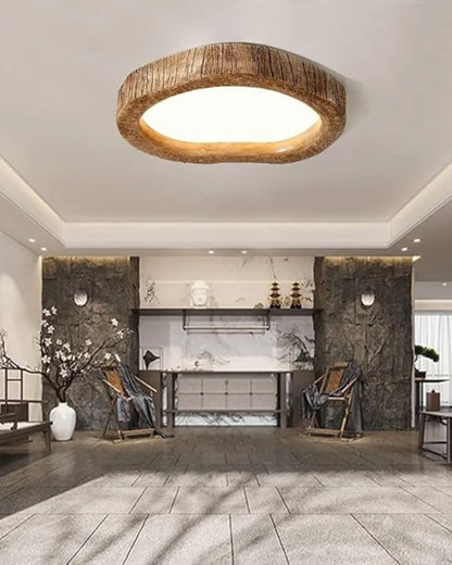 Flush Mount Ceiling Light Low-Profile Integrated LED Diffused Panel