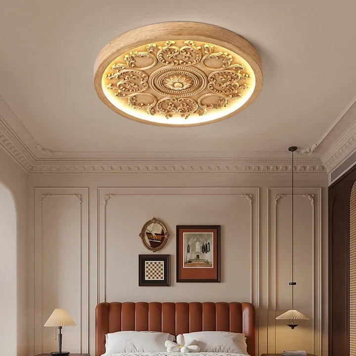 Flush Mount Ceiling Light Remote Dimmable & Color Tunable