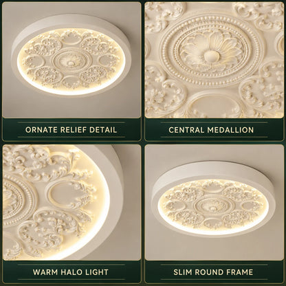 Flush Mount Ceiling Light Remote Dimmable & Color Tunable