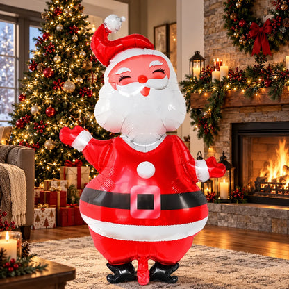 Foil Balloon Set Giant Santa 47 Inch