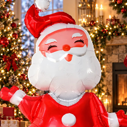 Foil Balloon Set Giant Santa 47 Inch