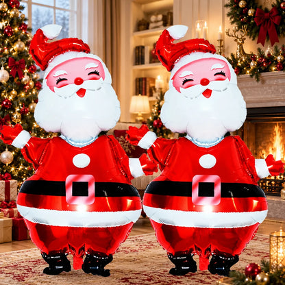 Foil Balloon Set Giant Santa 47 Inch