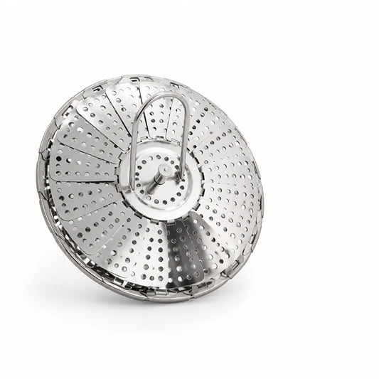 Foldable Expandable Stainless Steel Steamer Basket