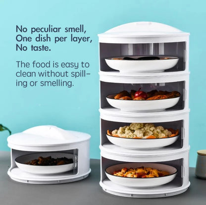 Food Storage Container Stackable Dust-Tight Lid Space-Saving Design