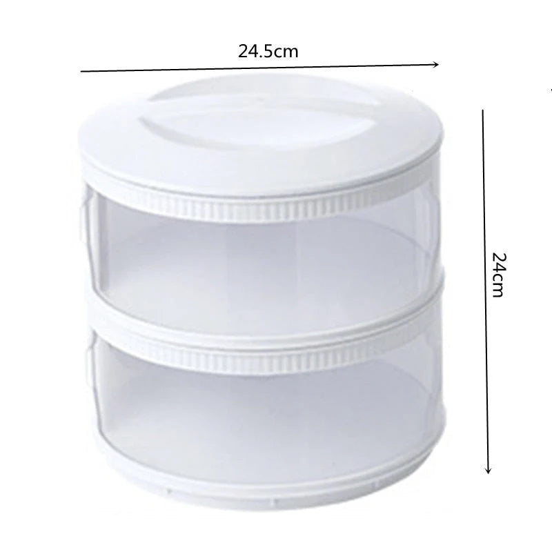 Food Storage Container Transparent Stackable ABS