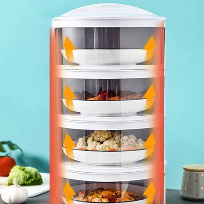 Food Storage Container Transparent Stackable ABS