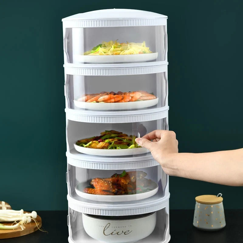Food Storage Container Transparent Stackable ABS