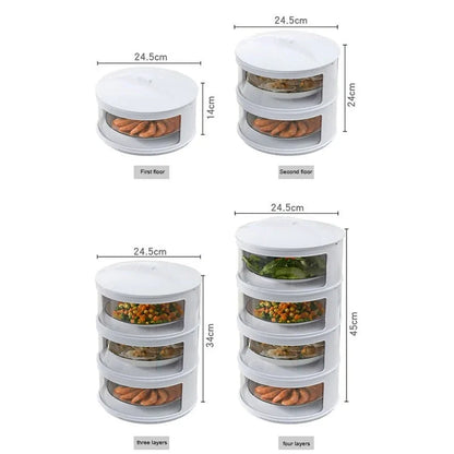 Food Storage Container Transparent Stackable ABS