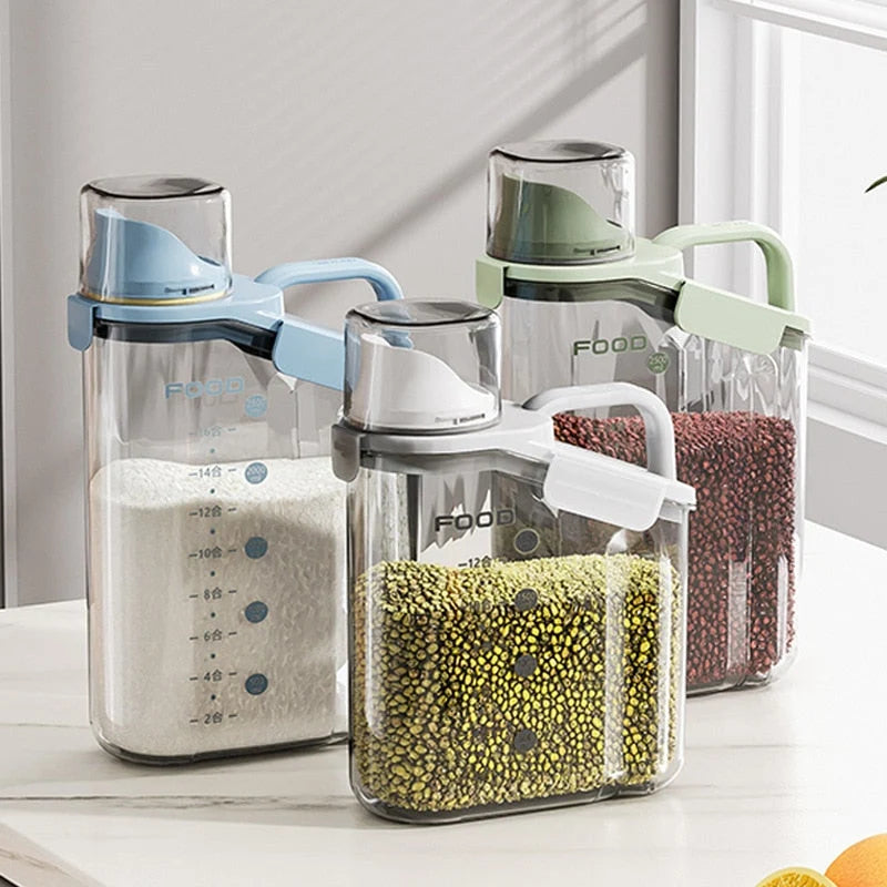 Food Storage Dispenser BPA-Free Pour Spout Measuring Cup