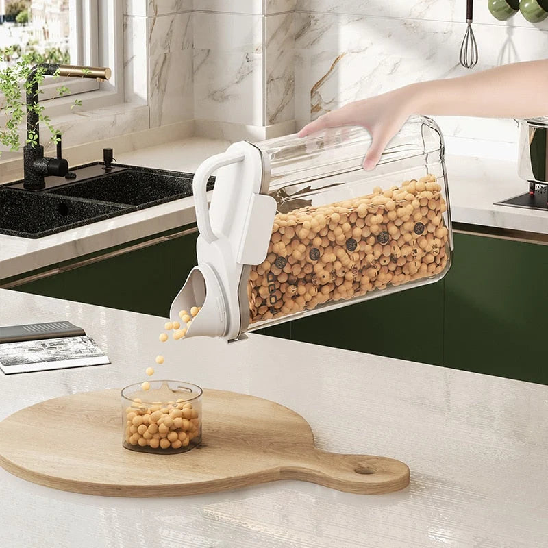 Food Storage Dispenser BPA-Free Pour Spout Measuring Cup