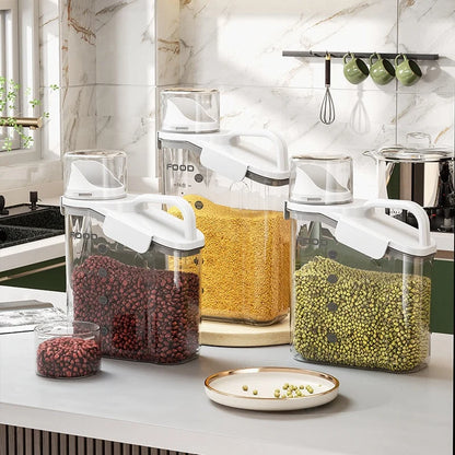 Food Storage Dispenser BPA-Free Pour Spout Measuring Cup