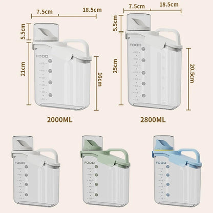 Food Storage Dispenser BPA-Free Pour Spout Measuring Cup