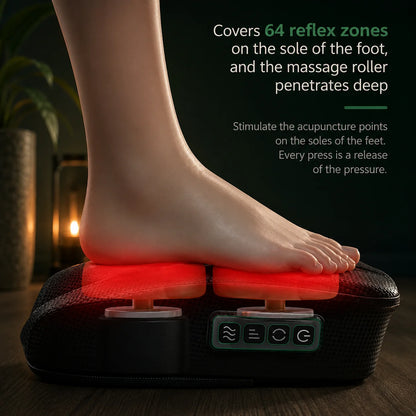 Foot Massager Shiatsu Kneading Heat & Vibration