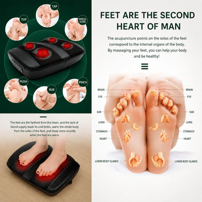 Foot Massager Shiatsu Kneading Heat & Vibration