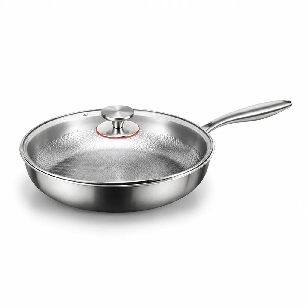 Forged Surface Titanium Frying Pan (Induction Compatible)
