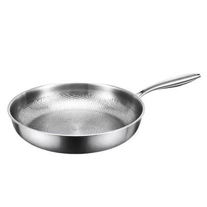 Frying Pan Forged Titanium Hammered Finish & Natural Nonstick