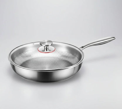 Frying Pan Forged Titanium Hammered Finish & Natural Nonstick