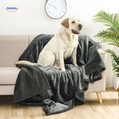 Furniture Protector Blanket Waterproof Soft Velour Top