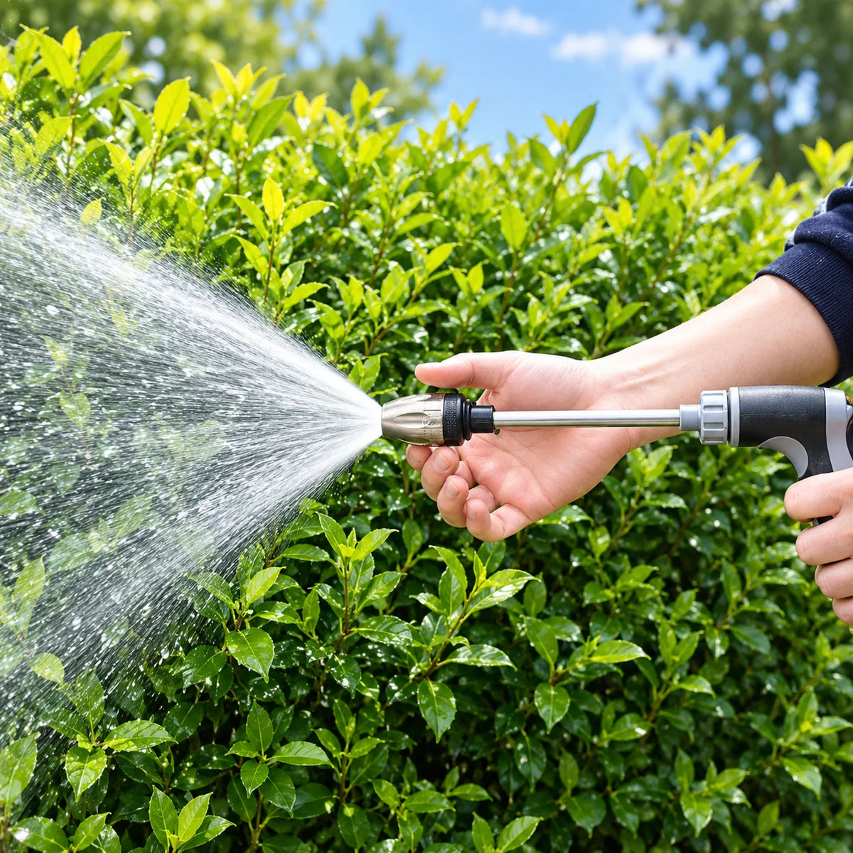 Garden Hose Nozzle 360 Degree Rotating Dual Nozzle