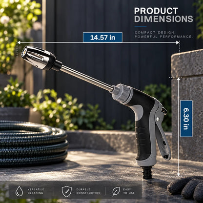 Garden Hose Nozzle 360 Degree Rotating Dual Nozzle