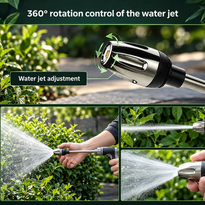 Garden Hose Nozzle 360 Degree Rotating Dual Nozzle