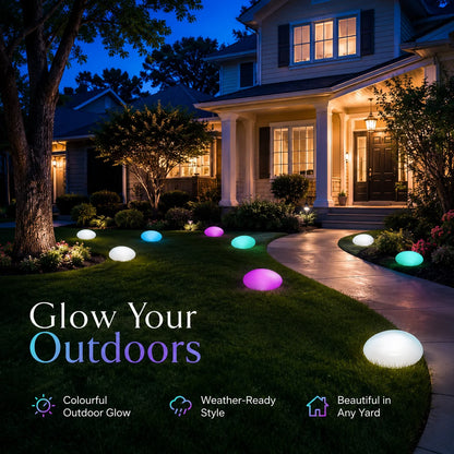Garden Light Natural Stone 16-Color Solar & USB