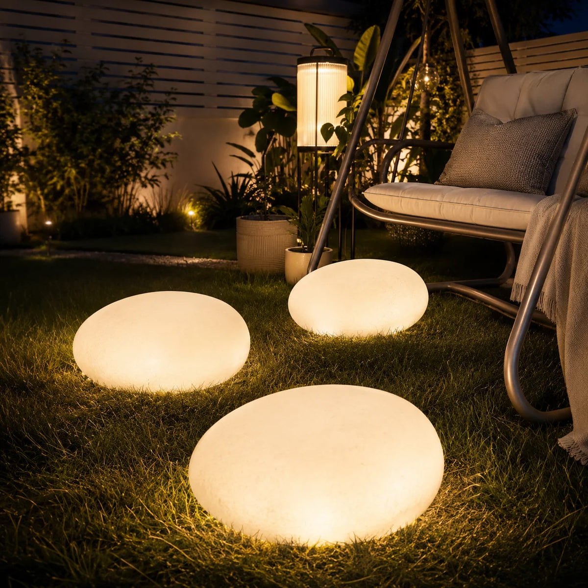 Garden Light Natural Stone 16-Color Solar & USB