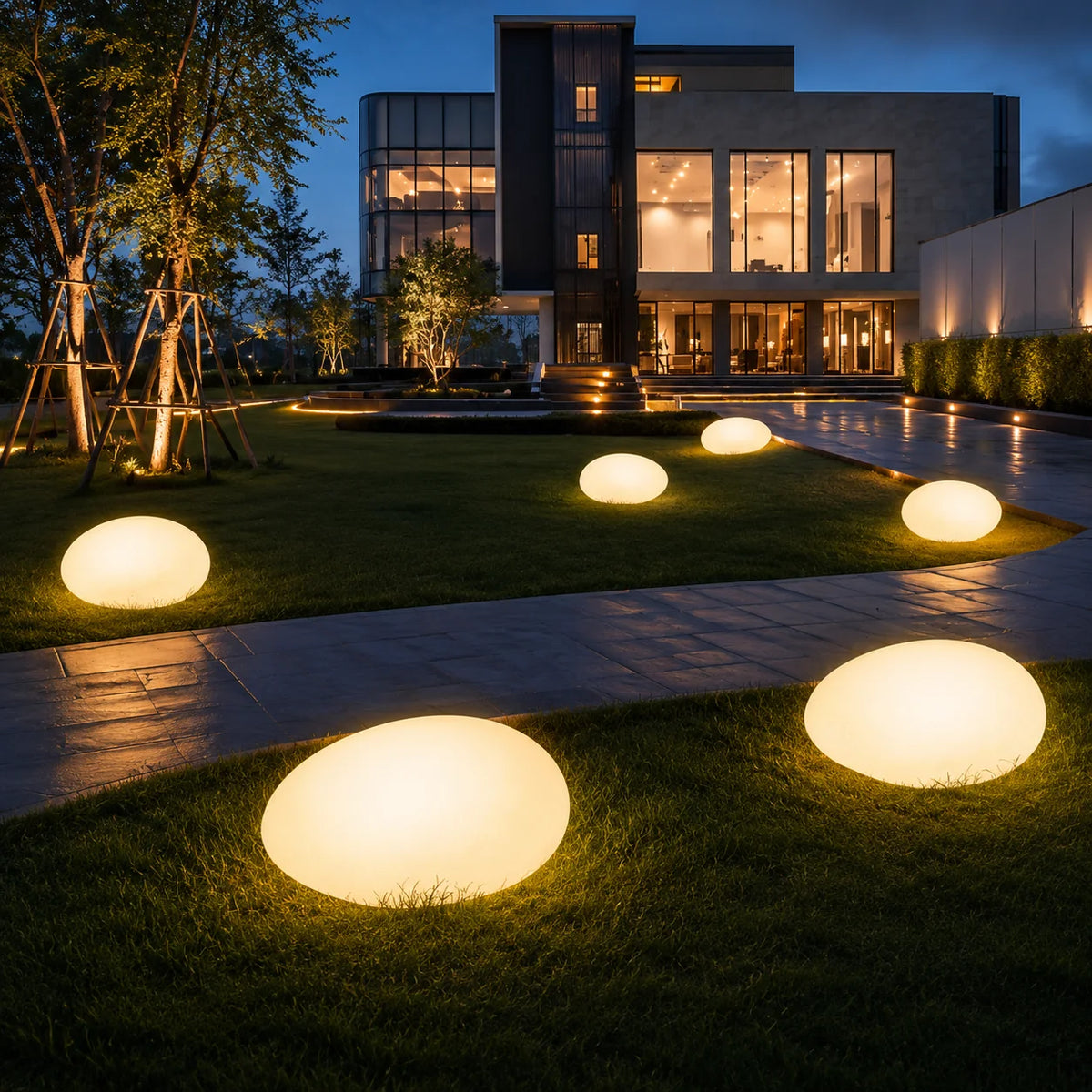 Garden Light Natural Stone 16-Color Solar & USB