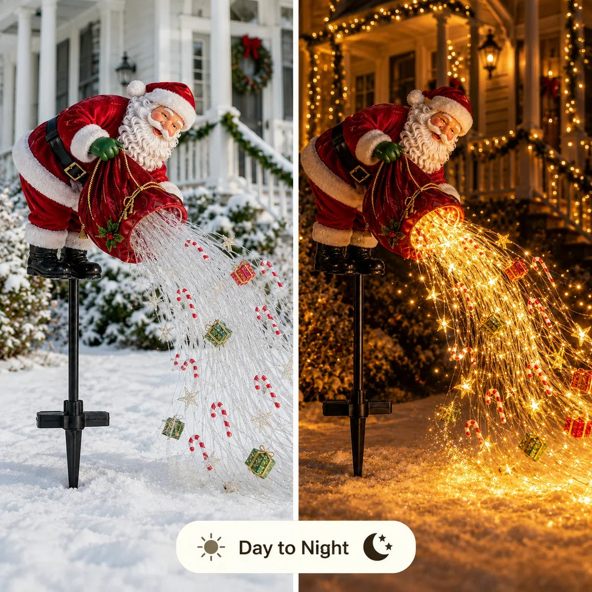 Garden Light Stake Animated Flowing LED Effect