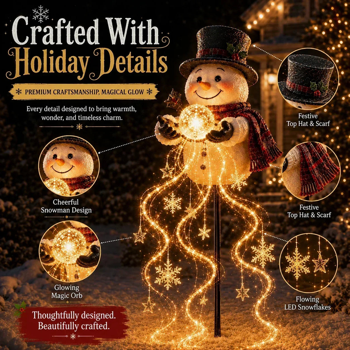 Garden Light Stake Animated Flowing LED Effect