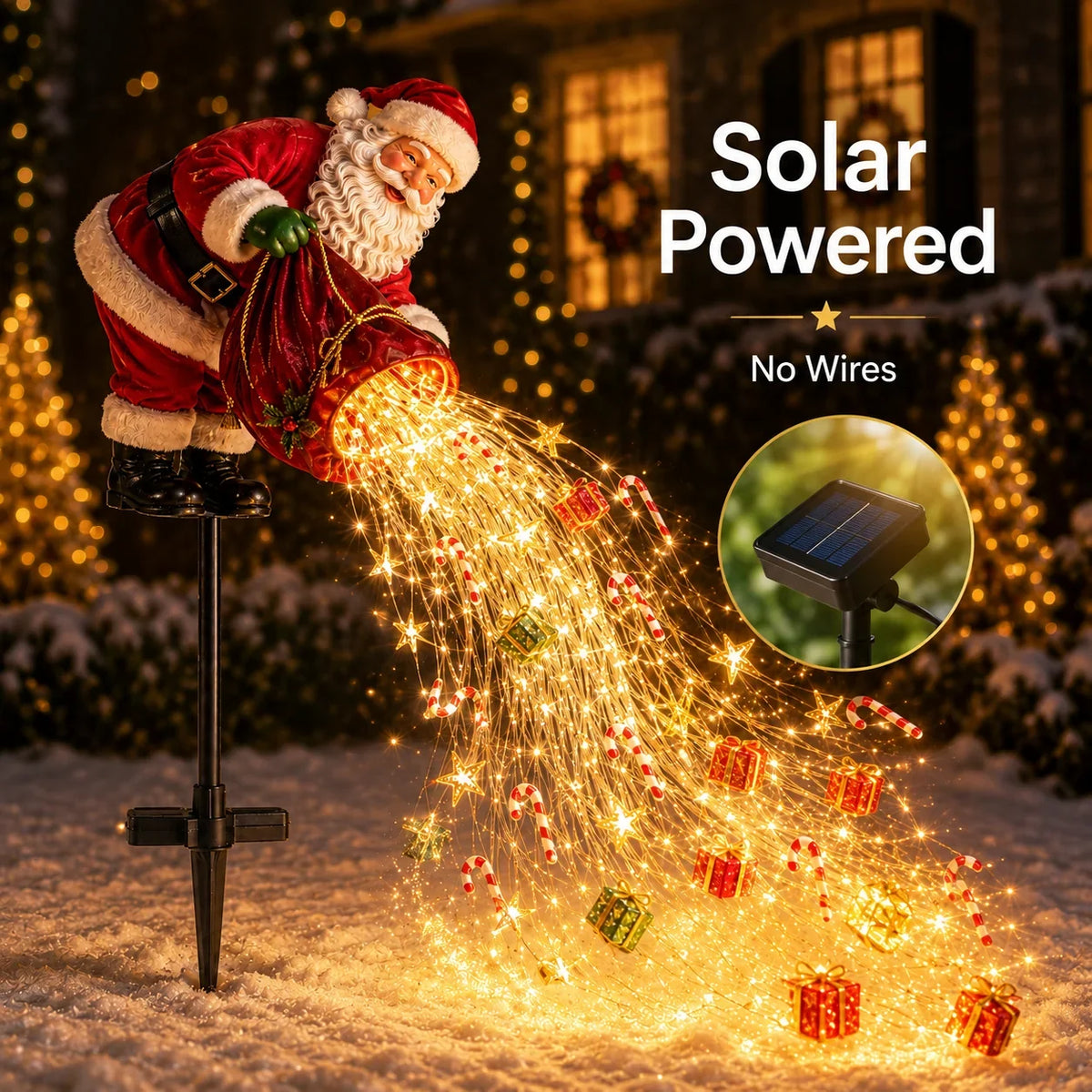 Garden Light Stake Animated Flowing LED Effect
