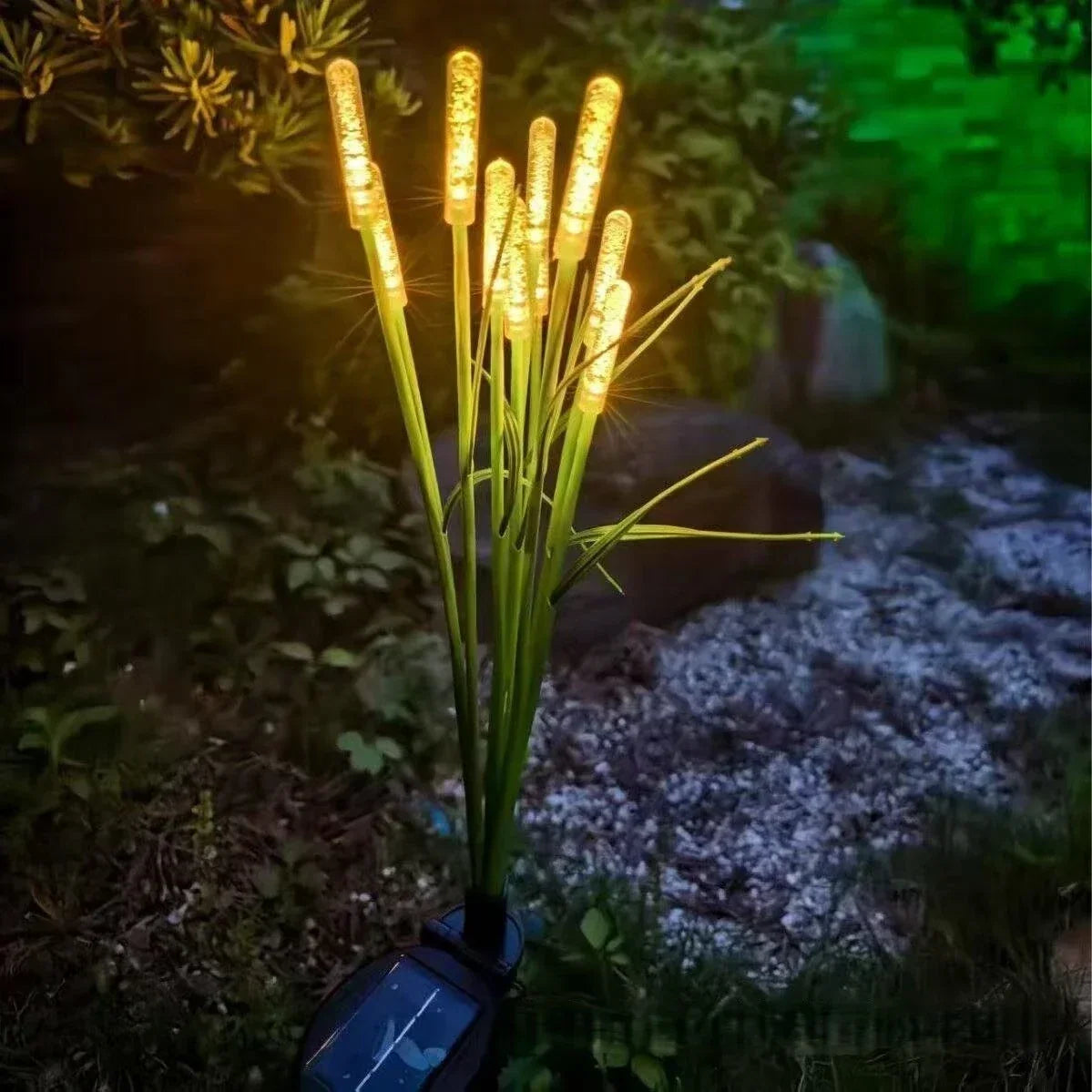 Garden Lights Solar-Powered LED Reed Design Waterproof
