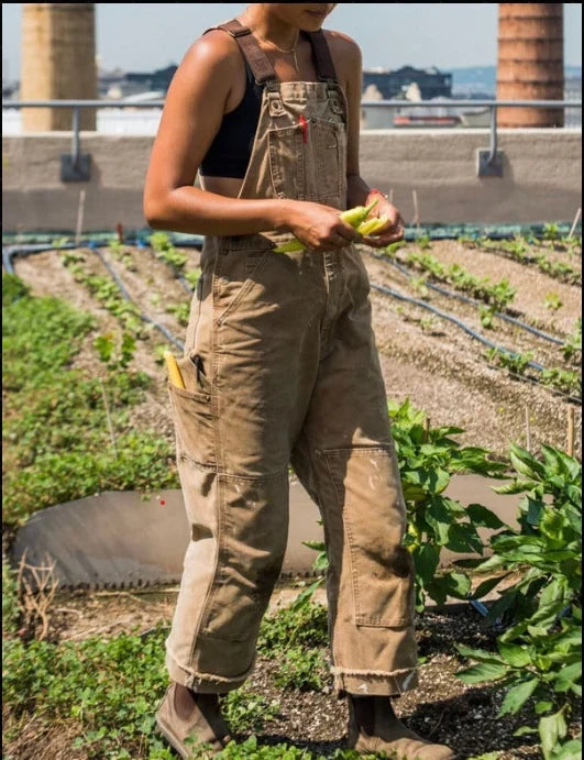 Garden Overalls Adjustable Straps Deep Pockets Machine Washable