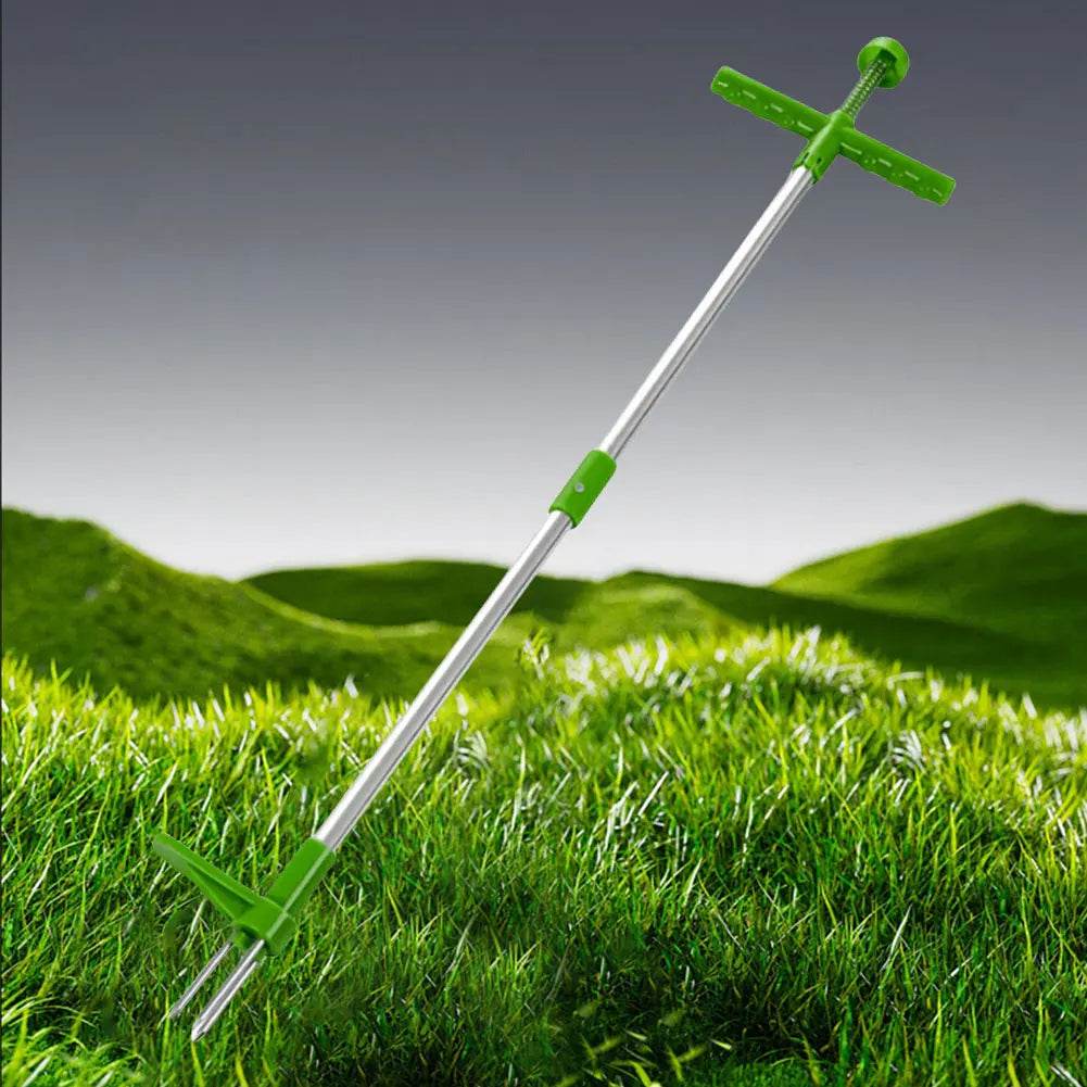 Garden Weeder Three-Claw Foot Pedal Stand-Up Design