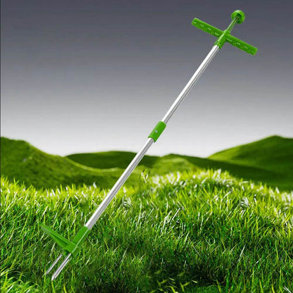 Garden Weeder Three-Claw Foot Pedal Stand-Up Design