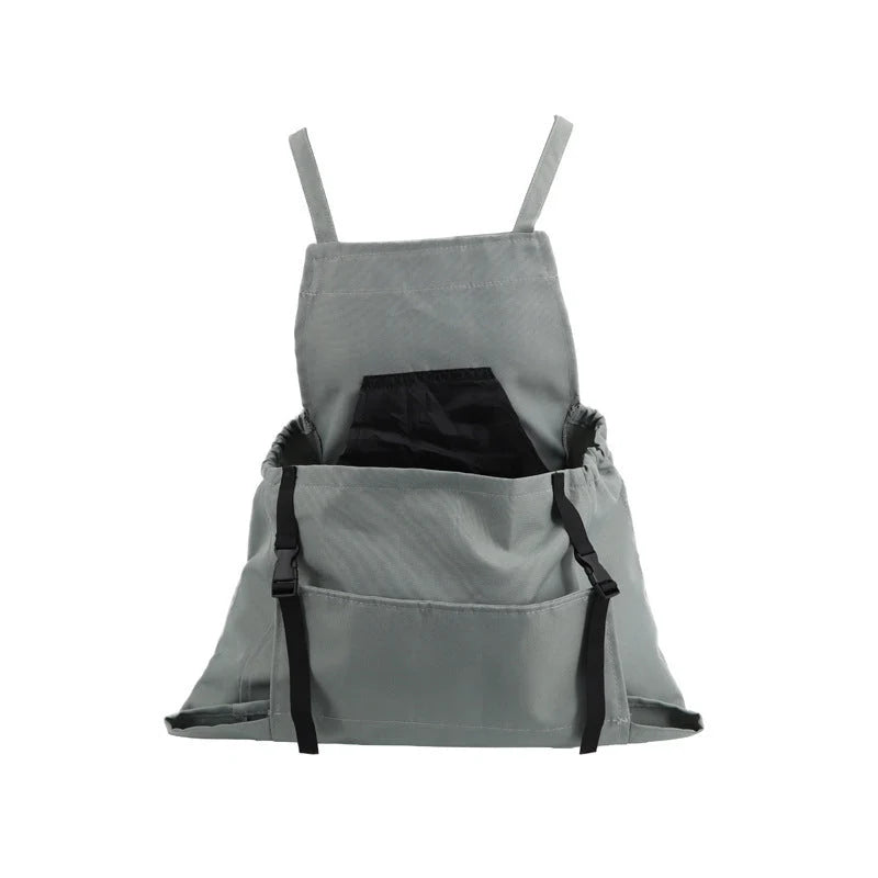 Gardening Apron Waterproof Adjustable Cross-Back Straps Tool Pockets